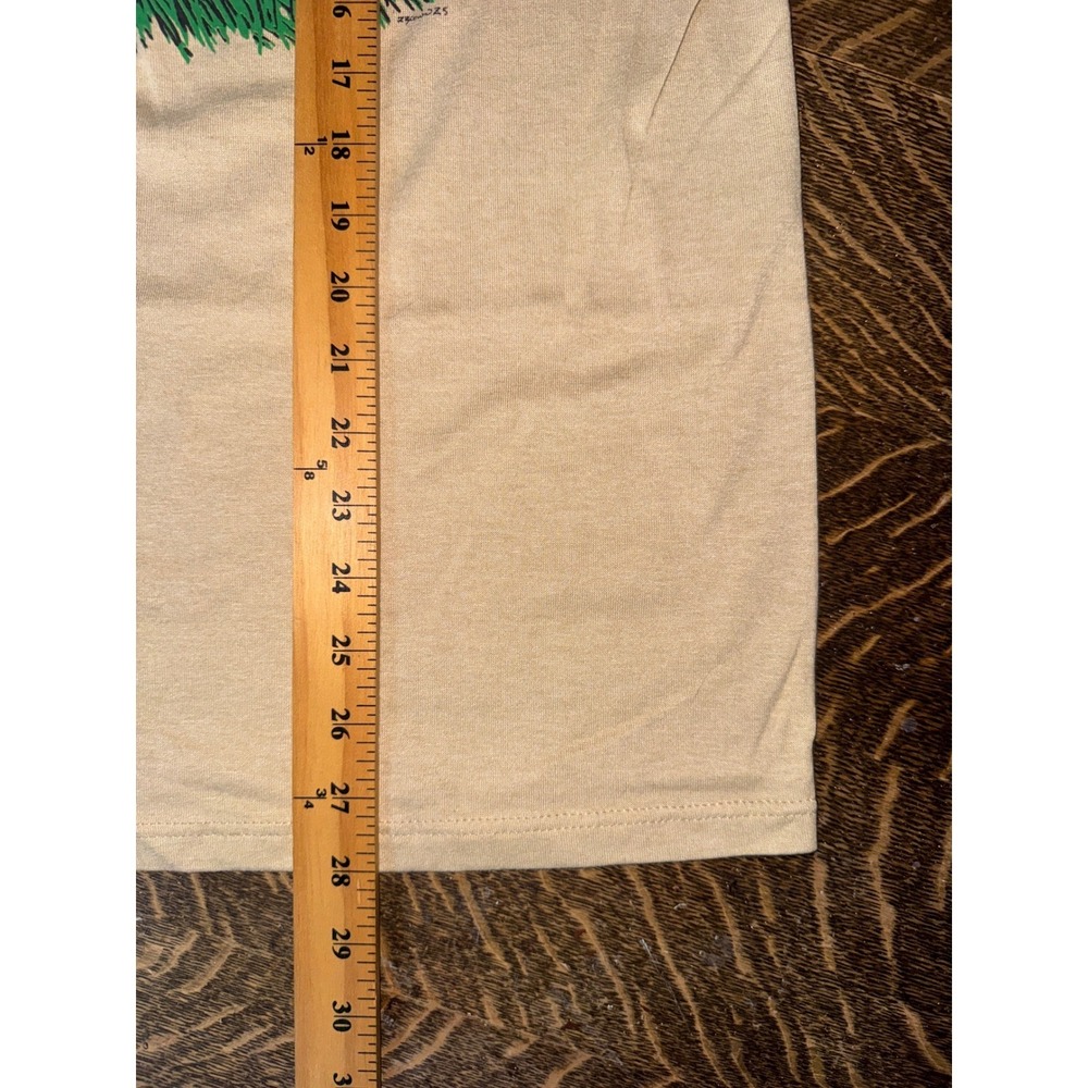 Vintage 1985 Black Bear T-Shirt XL Double Sided Nature Jerzees 50/50 USA Tan - Picture 7 of 11